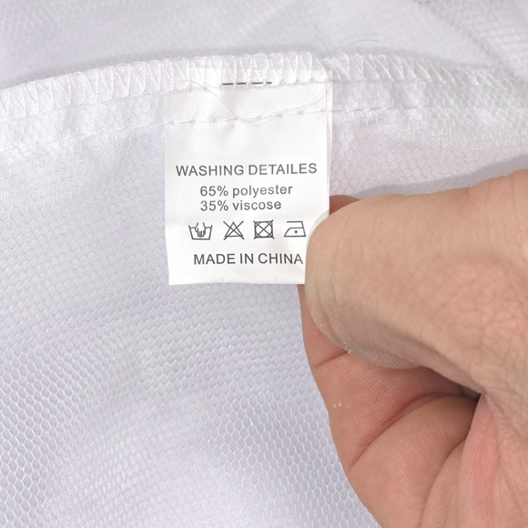 White Tulle Formal Christening Gown 7/8 Floral 3D Applique Satin Bow Flower Girl - Picture 7 of 16